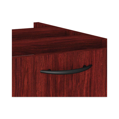 Alera Valencia Series Full Pedestal File, Left Or Right, 2 Legal/letter-size File Drawers, Mahogany, 15.63" X 20.5" X 28.5"