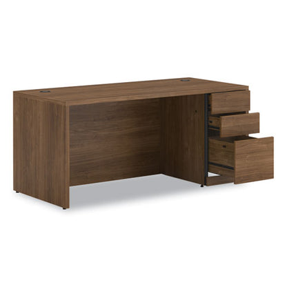 10500 Series Single Pedestal Desk, Right Pedestal: Box/box/file, 66" X 30" X 29.5", Pinnacle
