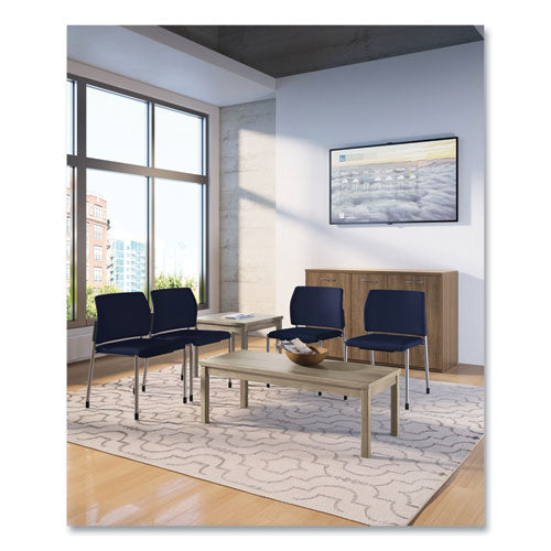 80000 Series Laminate Occasional Coffee Table, Rectangular, 48w X 20d X 16h, Kingswood Walnut