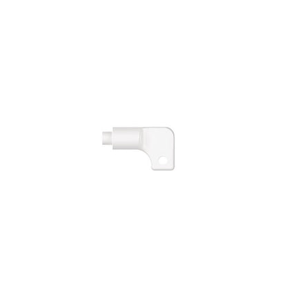 Pure By Gloss And Guild+pepper Abs Mini Bracket - Tape Mount, 1.25 X 0.84 X 3.65. White, 48/carton