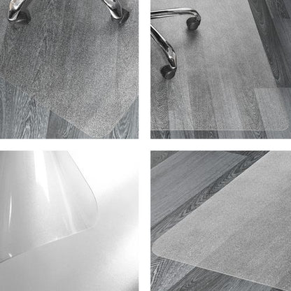 Ecotex Marlon Bioplus Rectangular Polycarbonate Chair Mat For Hard Floors, Rectangular, 35 X 47, Clear