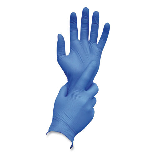 N400 Series Powder-free Nitrile Gloves, X-large, Blue, 100/box