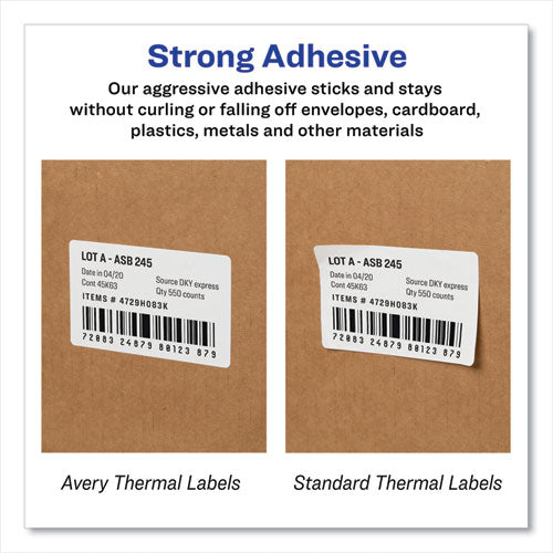 Multipurpose Thermal Labels, 4 X 2.94, 300/roll, 1 Roll/box