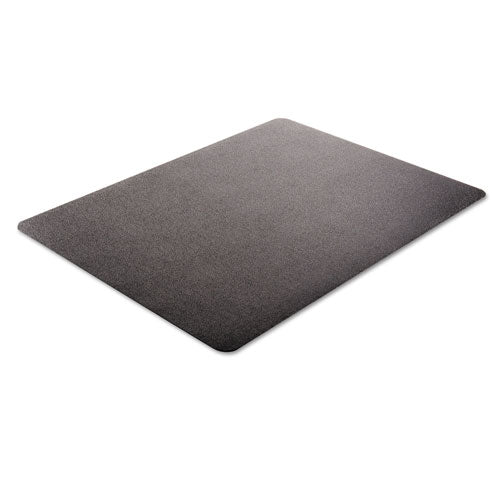 Economat All Day Use Chair Mat For Hard Floors, Flat Packed, 45 X 53, Black