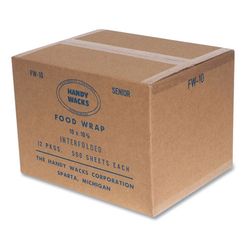 Interfolded Food Wrap, 10.75 X 10, 500 Box, 12 Boxes/carton