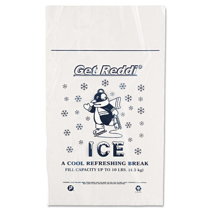 Ice Bags, 1.5 Mil, 12" X 21", Clear, 1,000/carton
