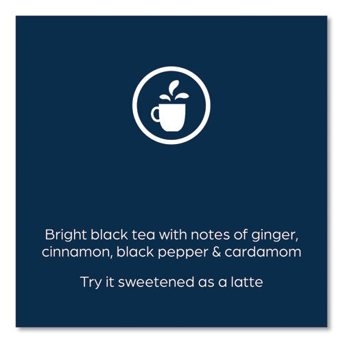 The Bright Tea Co. Chai Spice Black Tea Freshpack, Chai Spice, 0.09 Oz Pouch, 100/carton
