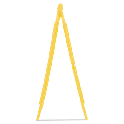 Caution Wet Floor Sign, 11 X 12 X 25, Bright Yellow, 6/carton