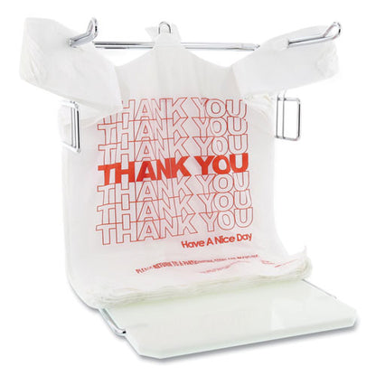 Thank You Bags, 13" X 23" X 23", Red/white, 1,000/carton
