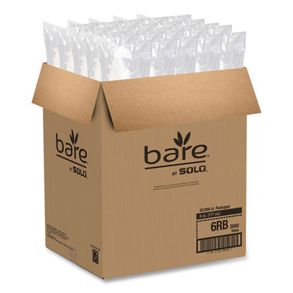 Bare Eco-forward Treated Paper Cone Cups, 6 Oz, White, 200/sleeve, 25 Sleeves/carton