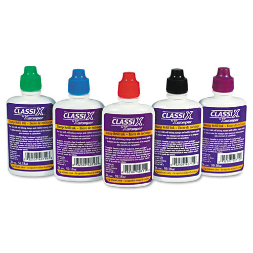 Refill Ink For Classix Stamps, 2 Oz Bottle, Blue