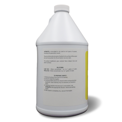 Extracto, Concentrated Extraction Cleaner with Optical Brighteners