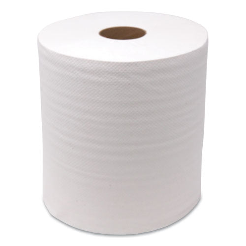 Hardwound Towel Roll, 1-ply,  8" X 800', Natural