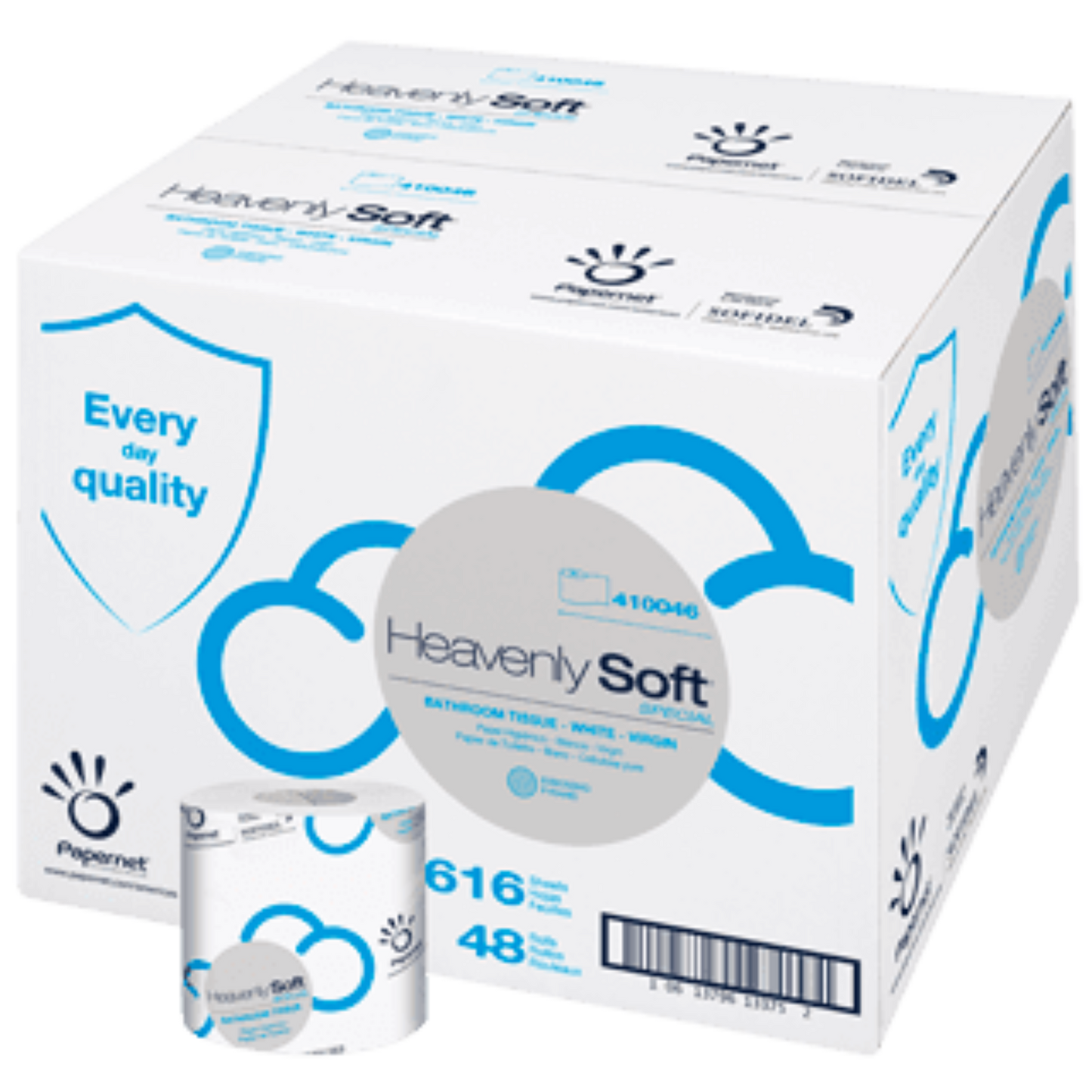 Heavenly Soft Bathroom Tissue, 206', White