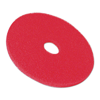Low-speed Buffer Floor Pads, 20" Diameter, Red