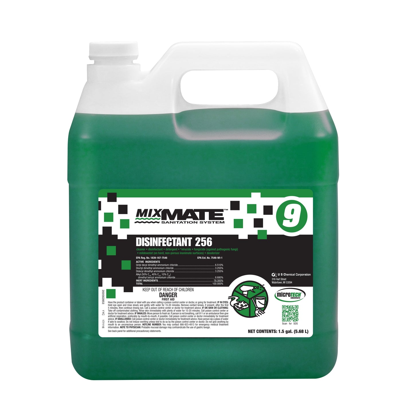 MixMATE microTECH Disinfectant 256