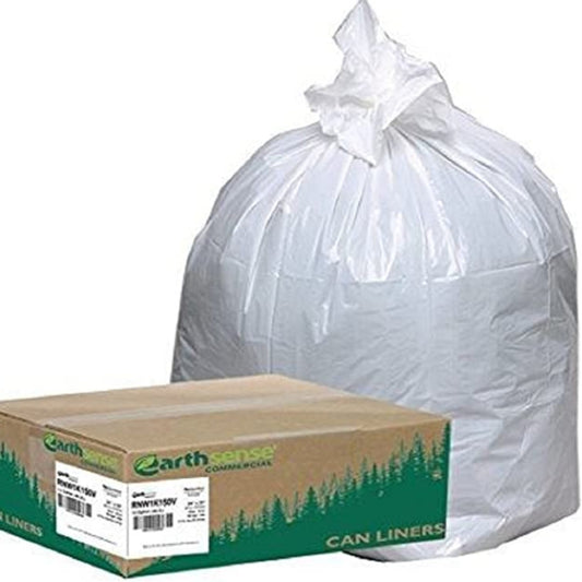 Can Liners, 24" x 33", 16 gal., White