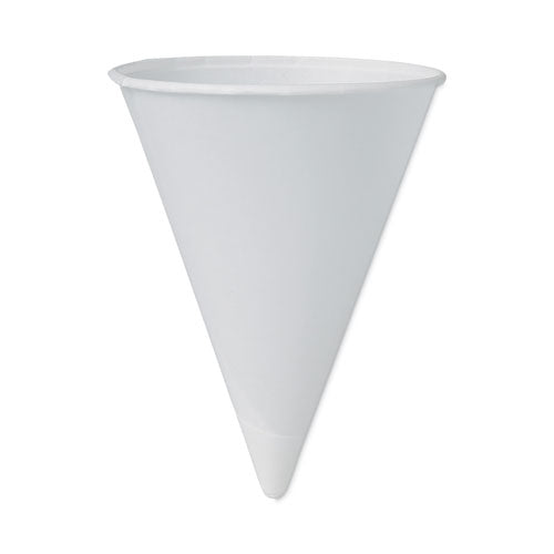 Cone Water Cups, Cold, Paper, 4 Oz, White, 200/pack