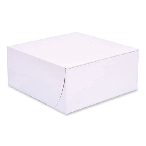 Bakery Boxes, Standard, 9 X 9 X 4, White, Paper, 200/carton