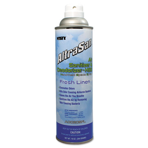 Altrasan Air Sanitizer And Deodorizer, Fresh Linen, 10 Oz Aerosol Spray