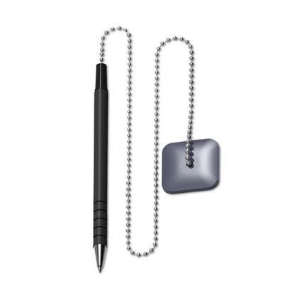 Ballpoint Counter Pen, Medium 0.7 Mm, Black Ink, Black Barrel
