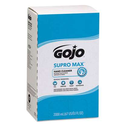 Supro Max Hand Cleaner, Unscented, 2,000 Ml Pouch, 4/carton