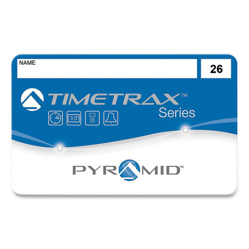 Swipe Cards For Timetrax Time Clocks, 25/pack