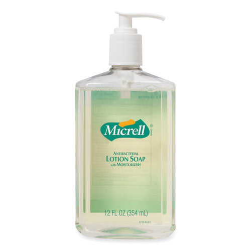 Antibacterial Lotion Soap, Light Scent, 12 Oz Pump Bottle
