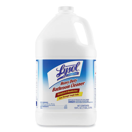 Disinfectant Heavy-duty Bathroom Cleaner Concentrate, Lime, 1 Gal Bottle