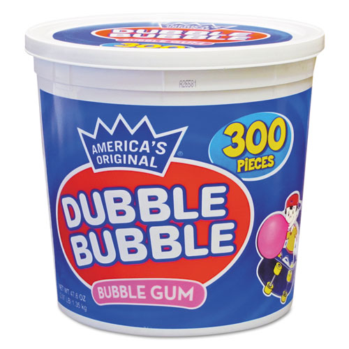 Bubble Gum, Original Pink, 300/tub