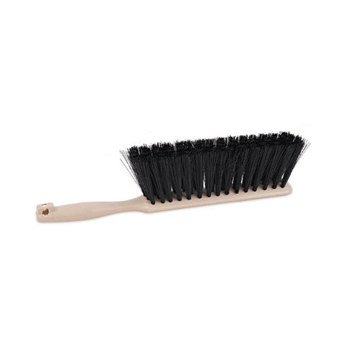 Counter Brush, Black Polypropylene, 4.5" Brush, 3.5" Tan Plastic Handle