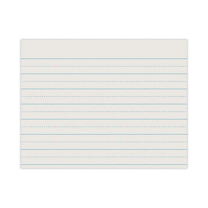 Alternate Dotted Newsprint Paper, 1" Two-sided Long Rule, 8.5 X 11, 500/pack