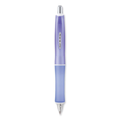 Dr. Grip Frosted Advanced Ink Ballpoint Pen, Retractable, Medium 1 Mm, Black Ink, Purple Barrel