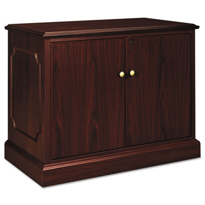 94000 Series Storage Cabinet, 37.5w X 20.5d X 29.5h, Mahogany