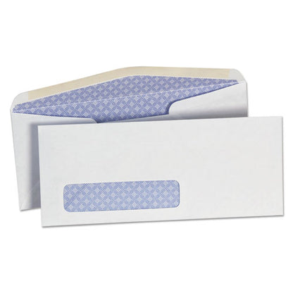 #10 Trade Size Security Tint Envelope, Commercial Flap, Gummed Closure, 4.13 X 9.5, White, 500/box