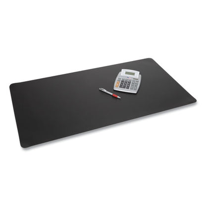 Rhinolin Ii Desk Pad With Antimicrobial Protection, 17 X 12, Black