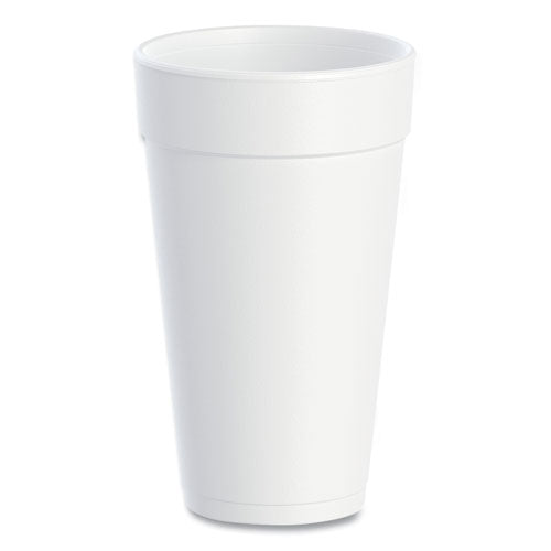 Foam Drink Cups, 20 Oz, White, 500/carton