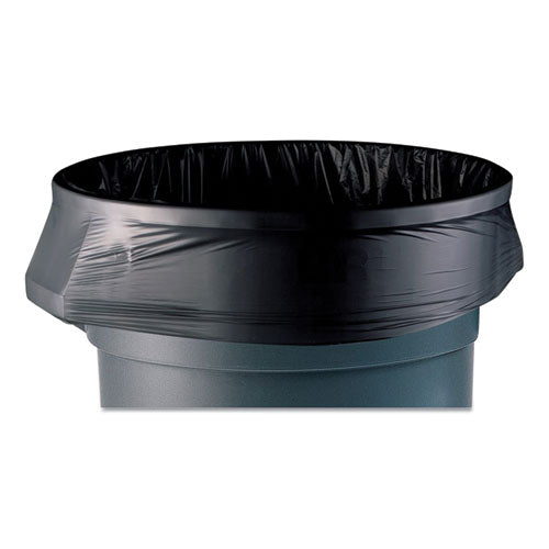 Accufit Linear Low-density Can Liners, 55 Gal, 1.3 Mil, 40" X 53", Black, 20 Bags/roll, 5 Rolls/carton