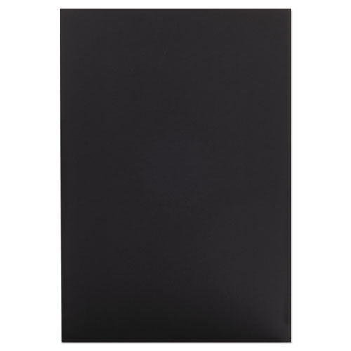 Foam Board, Cfc-free Polystyrene, 20 X 30, Black Surface And Core, 10/carton