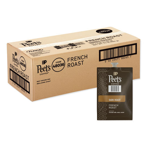 Flavia Ground Coffee Freshpacks, French Roast, 0.35 Oz Freshpack, 76/carton