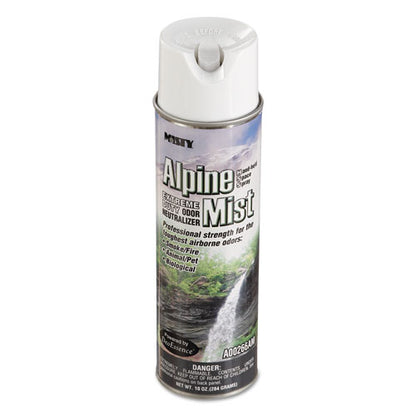 Hand-held Odor Neutralizer, Alpine Mist, 10 Oz Aerosol Spray, 12/carton