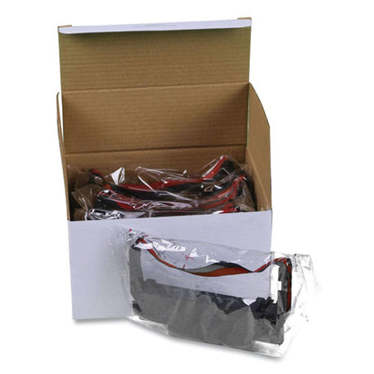 2451 Cash Register Ribbon, Black/red, 6/box