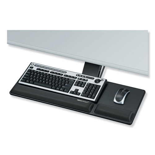 Designer Suites Compact Keyboard Tray, 19w X 9.5d, Black