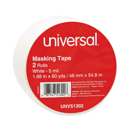General-purpose Masking Tape, 3" Core, 48 Mm X 54.8 M, Beige, 2/pack