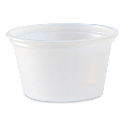 Portion Cups, 0.75 Oz, Translucent, 125/sleeve, 20 Sleeve/carton