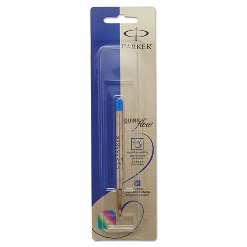 Refill For Parker Ballpoint Pens, Medium Conical Tip, Blue Ink