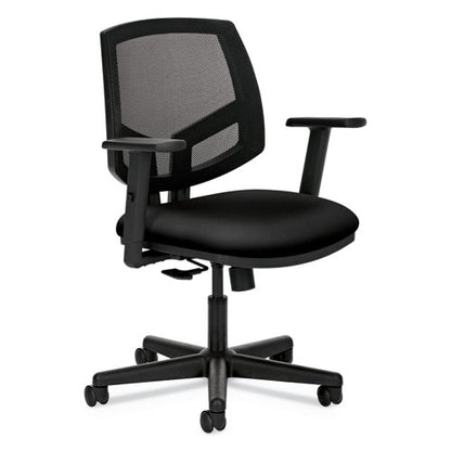 Volt Series Mesh Back Task Chair With Synchro-tilt, Supports Up To 250 Lb, 17.75" To 21.88" Seat Height, Black