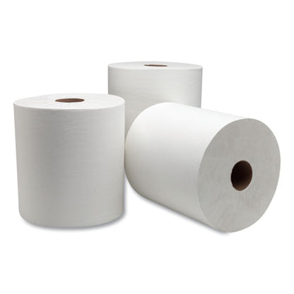 Advanced Hardwound Roll Towel, 1-ply, 7.88" X 1,000 Ft, White, 6 Rolls/carton