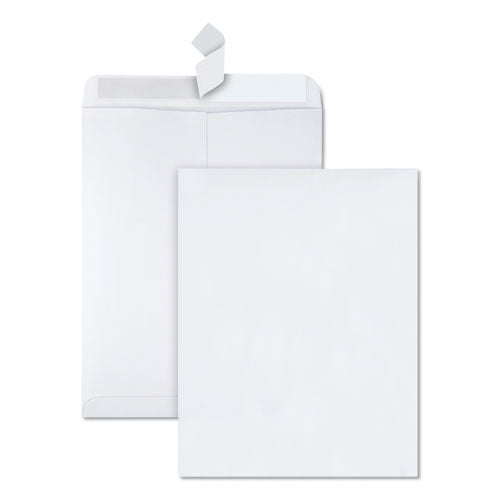 Redi-strip Catalog Envelope, #13 1/2, Cheese Blade Flap, Redi-strip Adhesive Closure, 10 X 13, White, 100/box