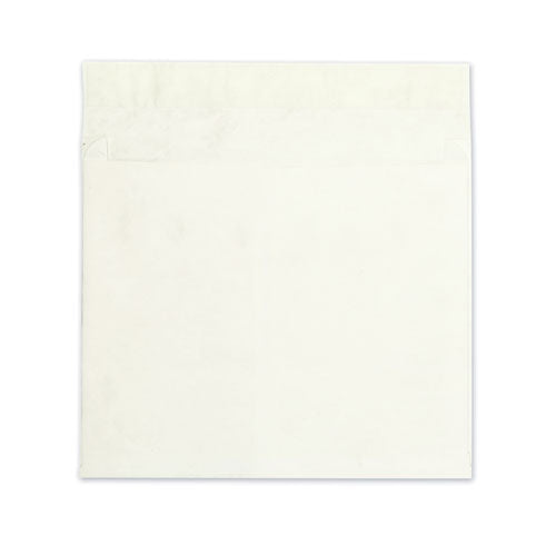 Heavyweight 18 Lb Tyvek Open End Expansion Mailers, #15 1/2, Square Flap, Redi-strip Adhesive Closure, 12 X 16, White, 100/ct